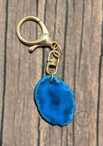 Agate Keychain