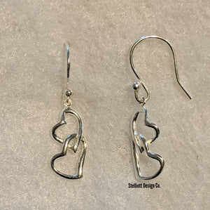 Double Heart Earrings