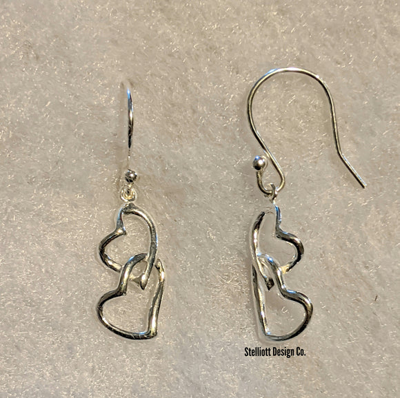 Double Heart Earrings