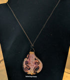 Swirl Glass Pendant Necklace